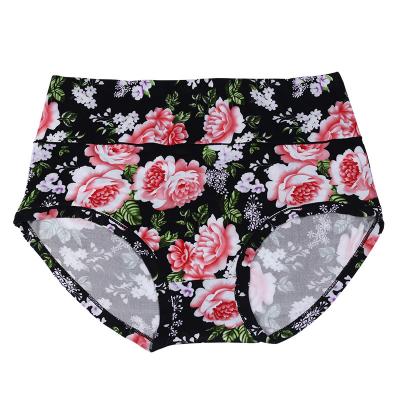 5 Pcs Women's Milk Silk Soft Floral Panties