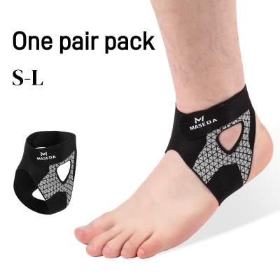 One Pair Elastic Ankle Support Sports Protector Sleeve- Adjustable elastic ankle strap